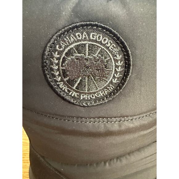 Canada Goose Cypress Fold-Down Puffer Boots Black Size 10 New in Box Snow Winter - Picture 5 of 12